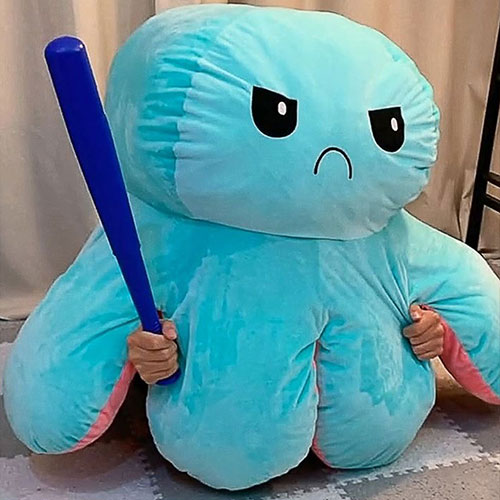 Giant Reversible Octopus Plush 130cm Free Shipping